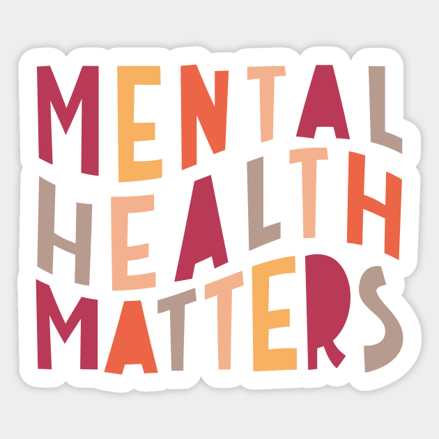 Mental Health Matters Sticker by The WYLD Tribe